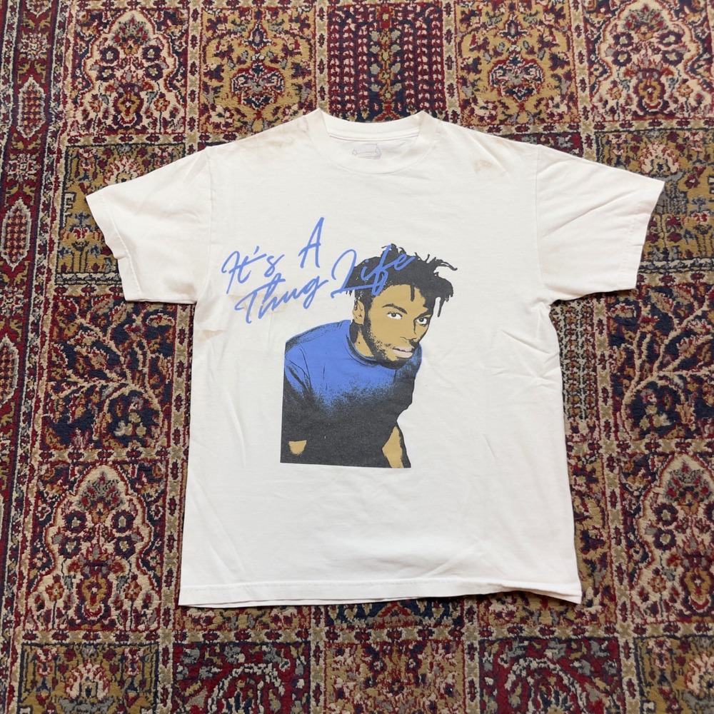 Rare Brockhampton Its A Thug Life Iridescence Tour Merch White T-Shirt Mens M